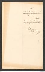 k.k. naturhistorisches Hofmuseum, Intendanzakten 1885-1896 (Hauer), Aktenzahl Z.579/1889, Seite 4